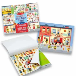 Melissa & Doug Klistermærkebog - Min by| Legetøj Til Ferien|Tegne- & Malegrej