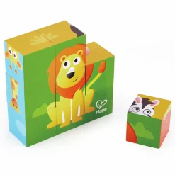 Hape Klodspuslespil m. 9 klodser - Jungledyr| Tumlinge Legetøj|Puslespil