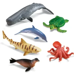 Learning Resources Kæmpe havdyr, 6 stk| Dyrefigurer|Tumlinge Legetøj