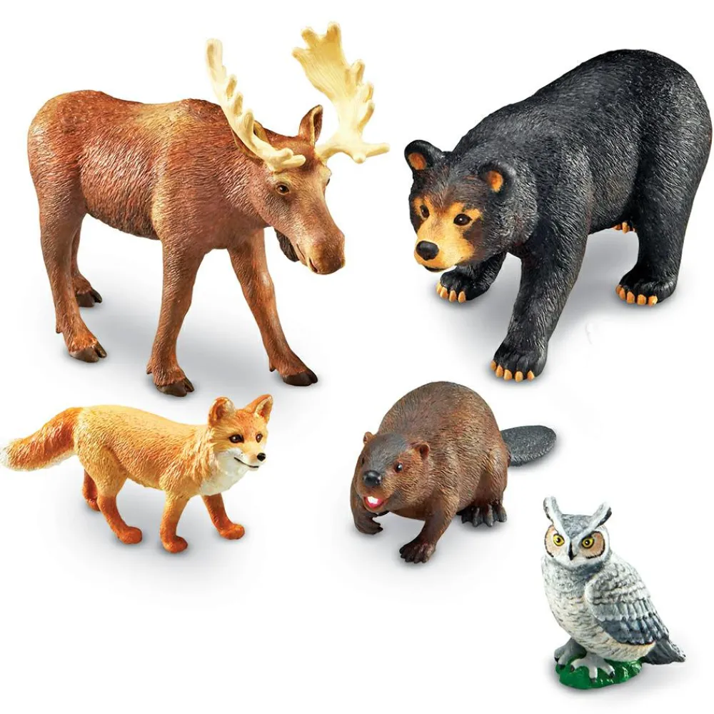 Learning Resources Kæmpe skovdyr, 5 stk| Dyrefigurer