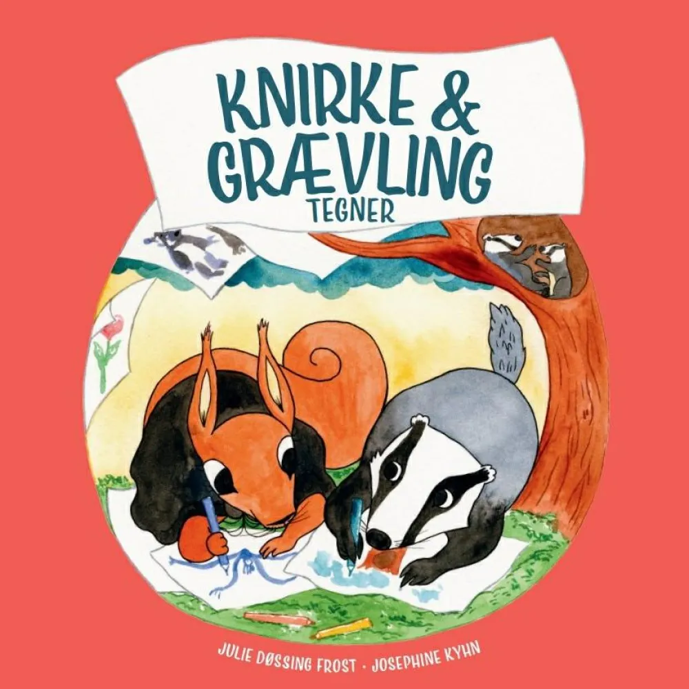Knirke & Grævling tegner|Børn Sociale Kompetencer|Børnebøger