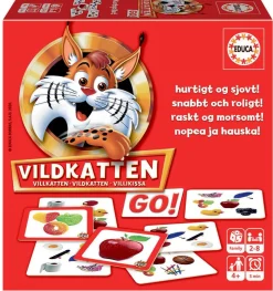 educa Kortspil - Vildkatten GO!| Legetøj Til Ferien