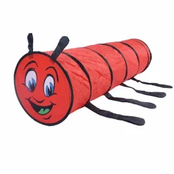 KREA Kravletunnel mariehøne Ø45 cm - L: 170 cm| Udeleg|Sansemotorisk Legetøj