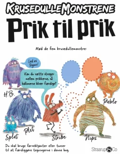 Krussedullemonstrene - Prik til prik| Legetøj Til Ferien|Opgavehæfter