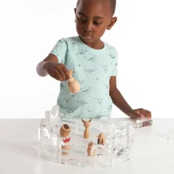 tickit® Krystalformer - Transparent, 25 stk| Montessori|Lysborde