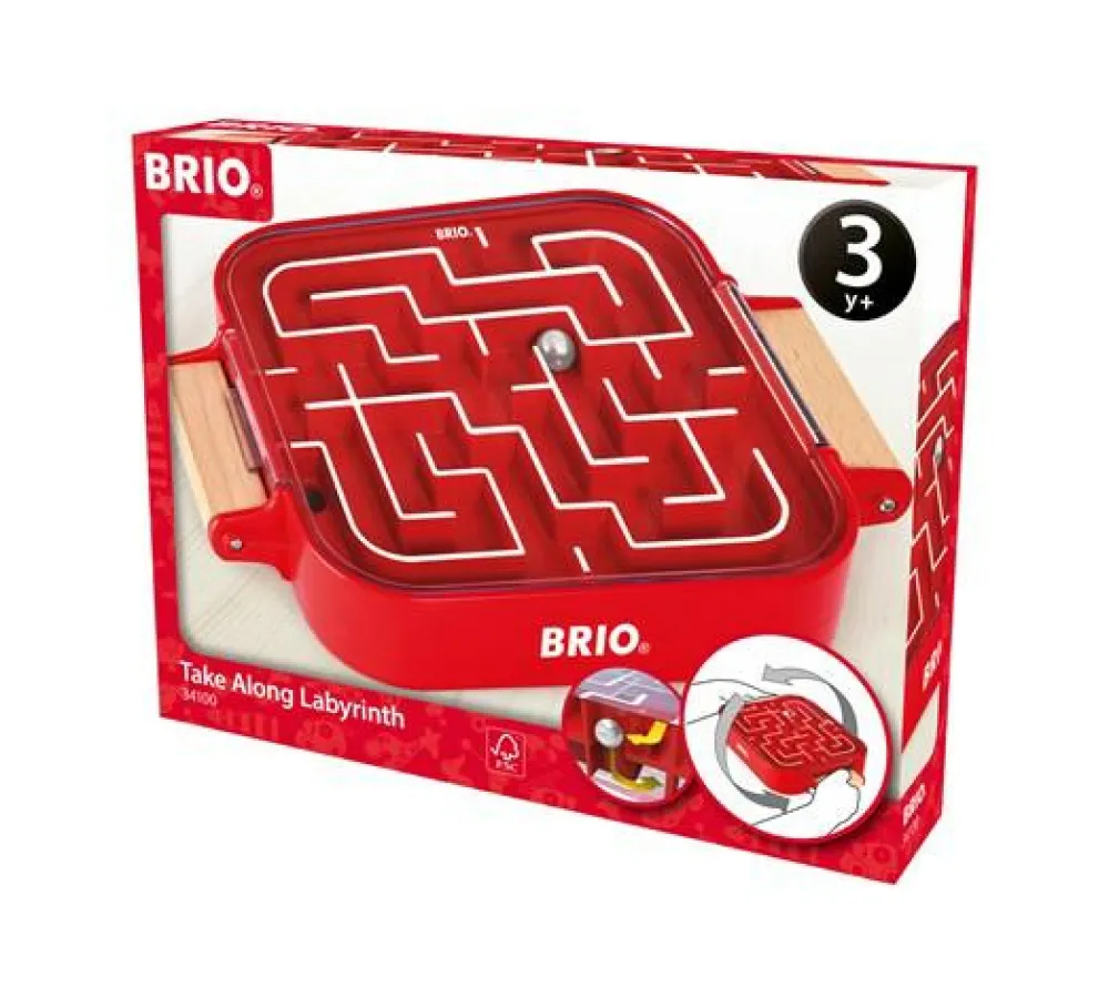 BRIO Labyrintspil - Dobbelt| Montessori|Legetøj Til Ferien
