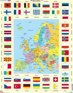 Larsen Puslespil Europas flag| Montessori