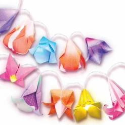 4M Lav din egen lyskæde m. blomster - origami| Kreativ Leg|Krea-Fitness