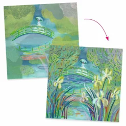 Djeco Lav kunst som Claude Monet| Voksenværk|Tegne- & Malegrej