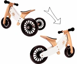Kinderfeets Løbecykel - Tiny Tot 2-i-1 Plus, Hvid| Løbecykler|Tumlinge Legetøj