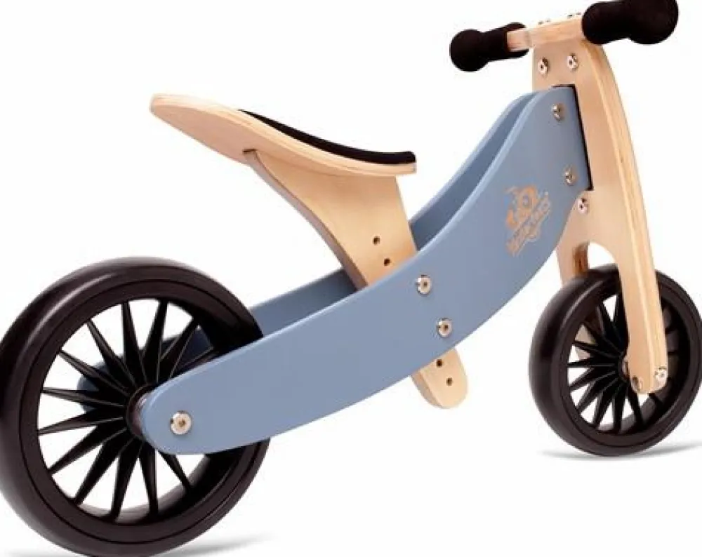 Kinderfeets Løbecykel - Tiny Tot 2-i-1 Plus, Skiferblå| Løbecykler|Tumlinge Legetøj