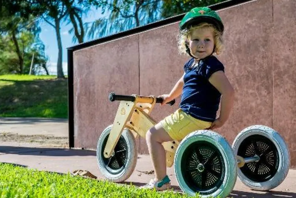 Løbecykel - Wishbone 3-i-1 Original træ| Løbecykler|Tumlinge Legetøj