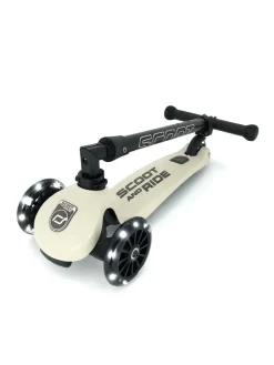 Scoot & Ride Løbehjul - Highwaykick 3 m. LED, Ash| Løbehjul