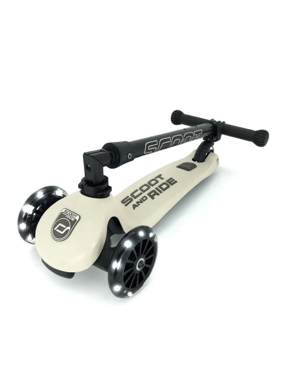 Scoot & Ride Løbehjul - Highwaykick 3 m. LED, Ash| Løbehjul