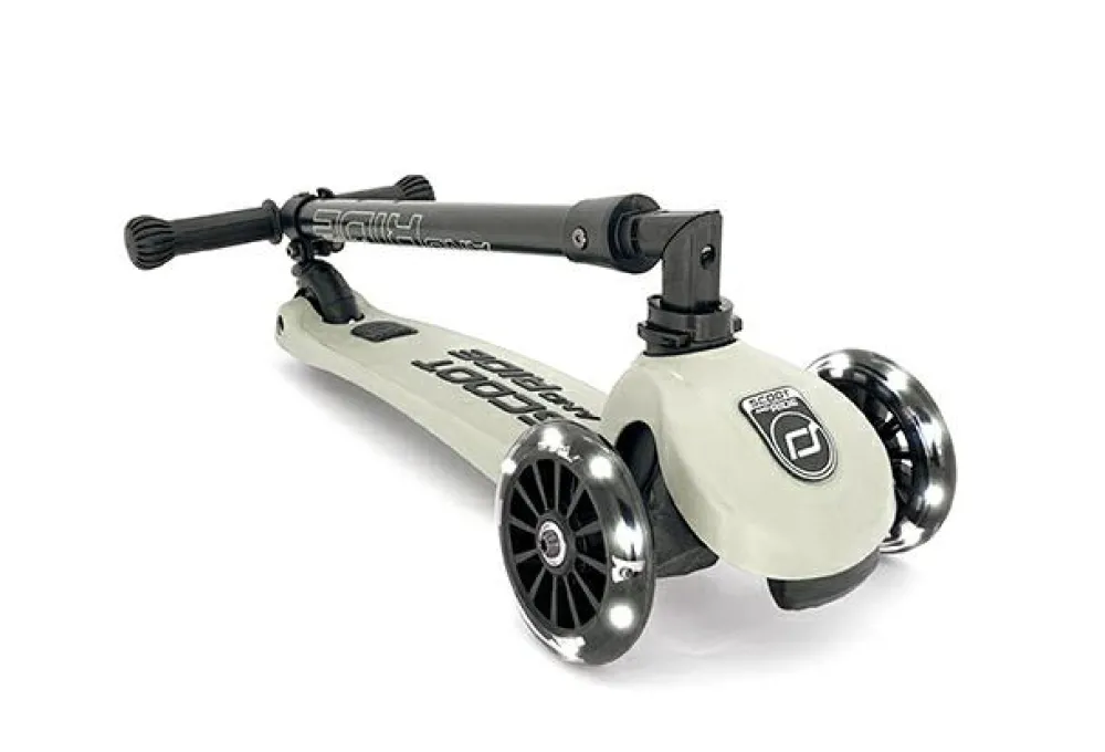 Scoot & Ride Løbehjul - Highwaykick 3 m. LED, Ash| Løbehjul