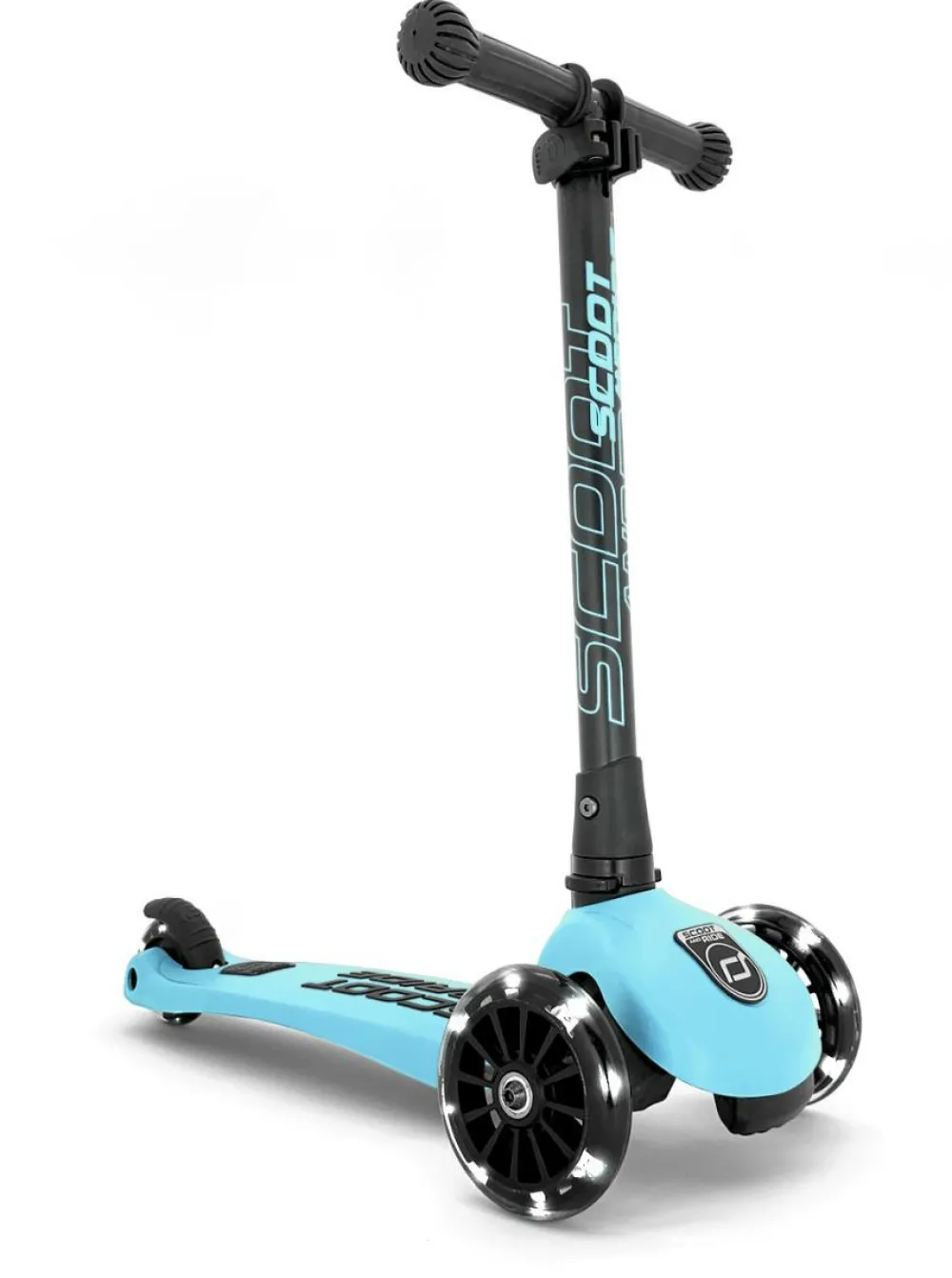 Scoot & Ride Løbehjul - Highwaykick 3 m. LED, Blueberry| Løbehjul