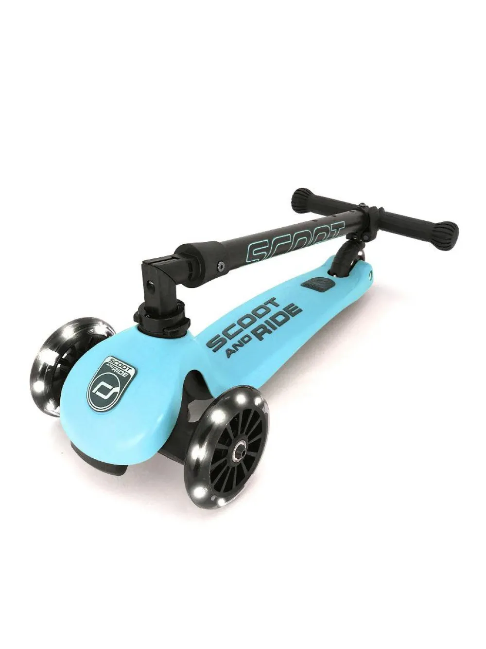 Scoot & Ride Løbehjul - Highwaykick 3 m. LED, Blueberry| Løbehjul