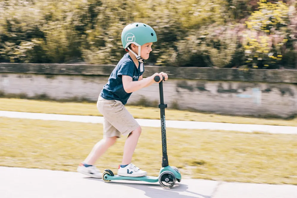 Scoot & Ride Løbehjul - Highwaykick 3 m. LED, Forest| Løbehjul