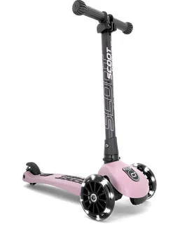 Scoot & Ride Løbehjul - Highwaykick 3 m. LED, Rose| Løbehjul