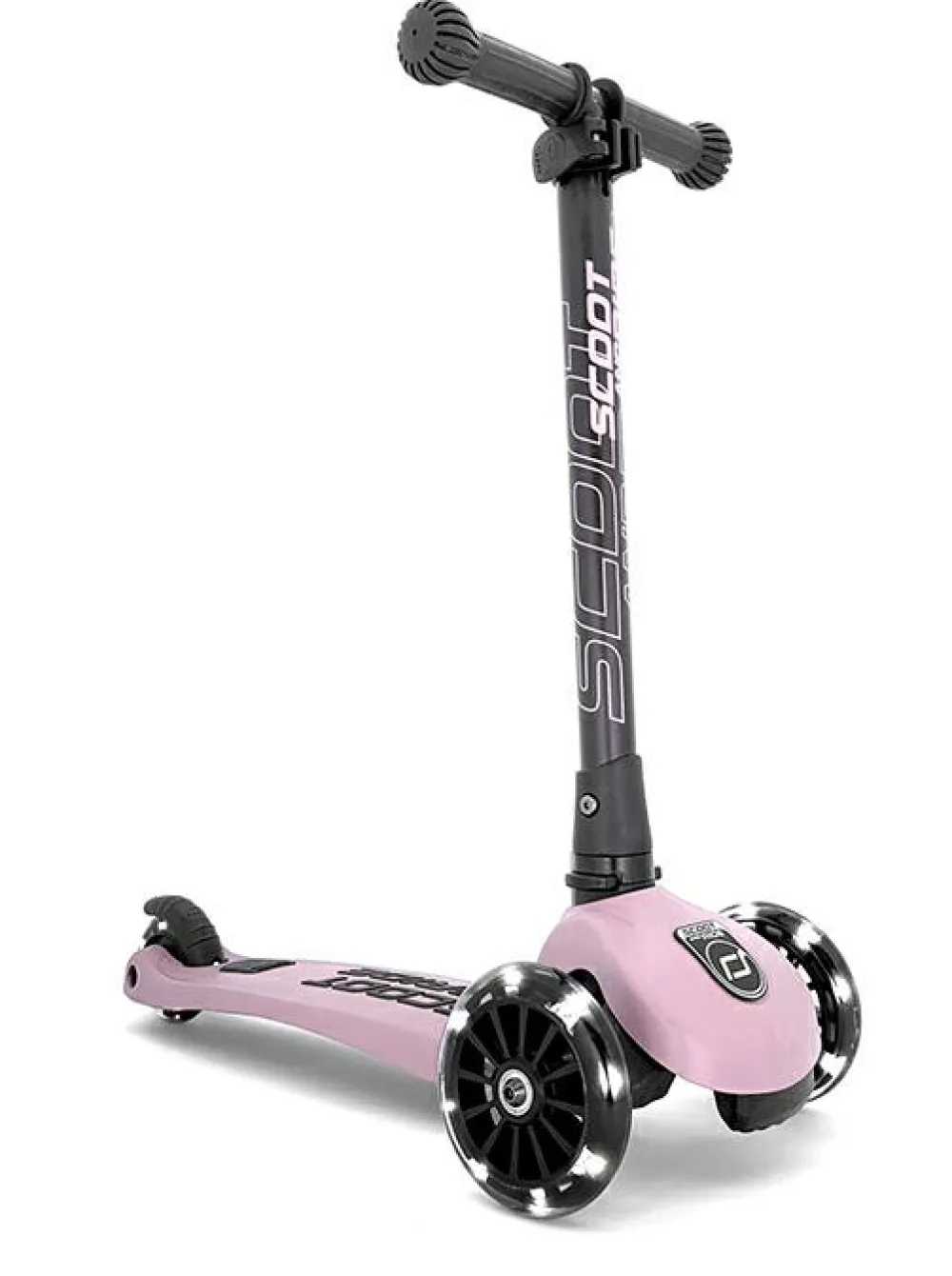 Scoot & Ride Løbehjul - Highwaykick 3 m. LED, Rose| Løbehjul