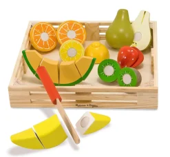 Melissa & Doug Legemad - Frugt i trækasse| Legekøkken & Legemad