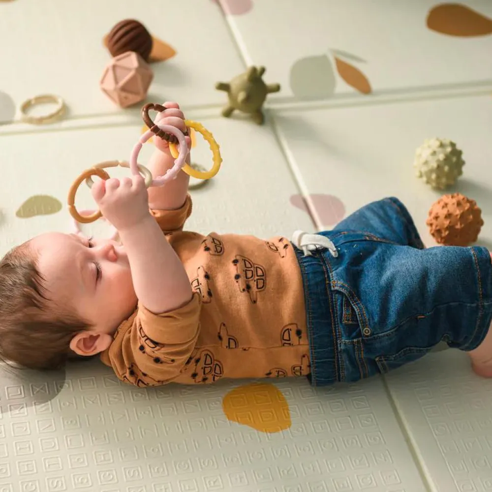 edushape Legeringe - Boho Chic, 10 stk| Legetøj Til Ferien|Babylegetøj