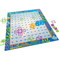 Learning Resources Legetæppe 120 x 140 cm - Lær matematik|Børn Logik & Talforståelse|Til Børneværelset