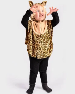 Den Goda Fen Leopard-dragt, str. 1-4 år| Fastelavn|Udklædningstøj