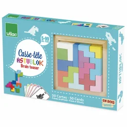 Vilac Logikspil - Astublok Brain Teaser| Logik & Talforståelse|Spil