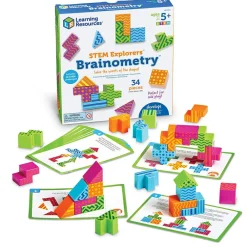 Learning Resources Logikspil - Brainometry| Logik & Talforståelse|Stem Læringslegetøj