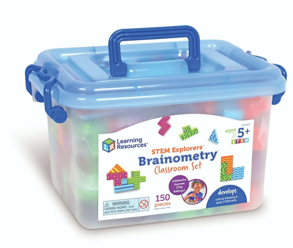 Learning Resources Logikspil - Brainometry, klassesæt| Logik & Talforståelse|Stem Læringslegetøj
