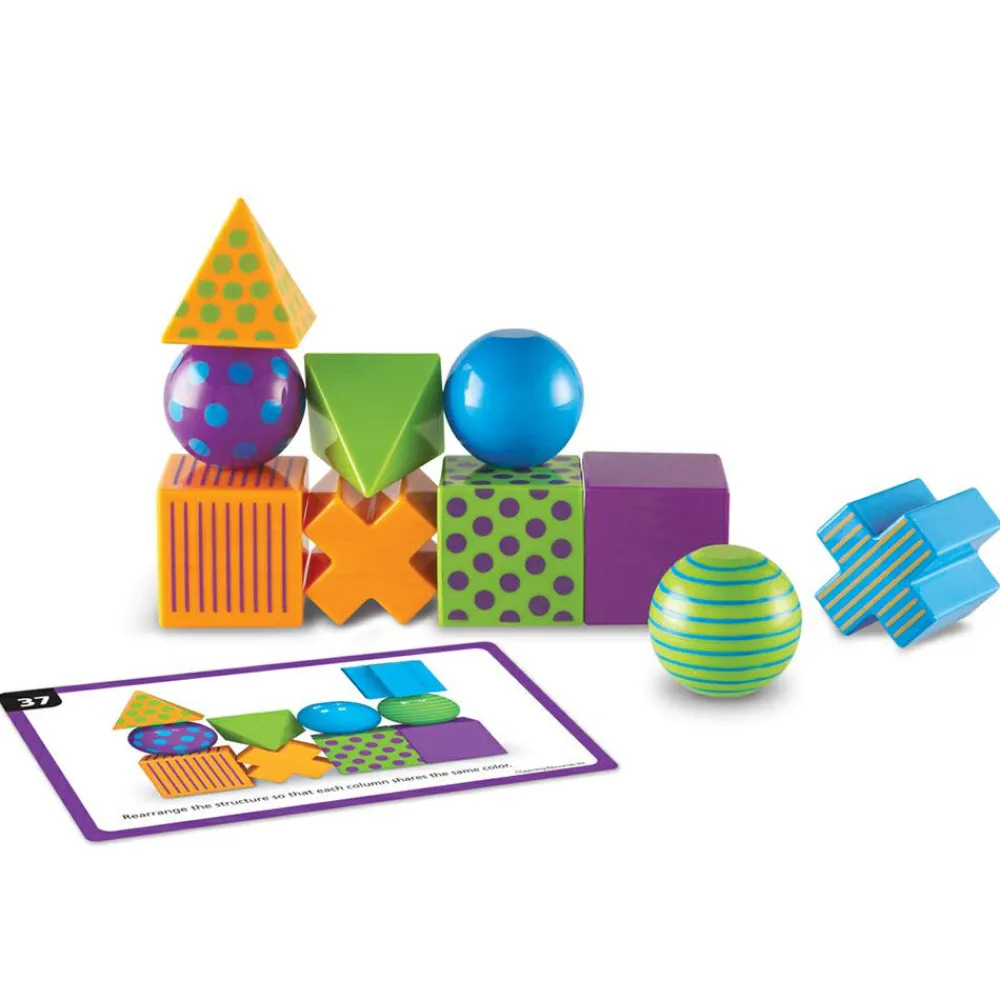 Learning Resources Logikspil - Hjerneblox| Skolesjov|Matematik & Leg