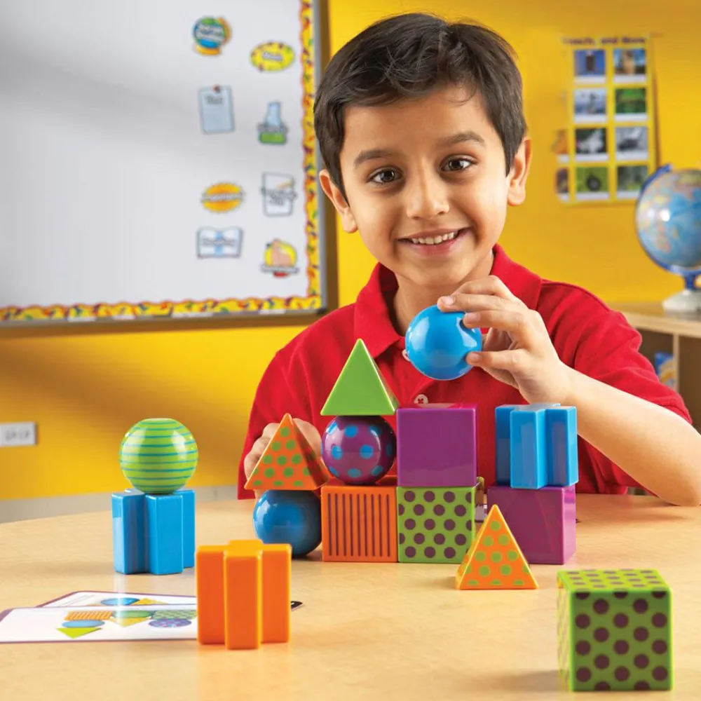 Learning Resources Logikspil - Hjerneblox| Skolesjov|Matematik & Leg