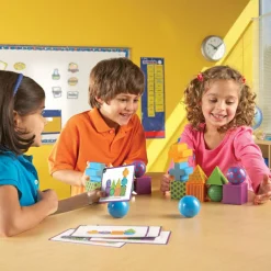 Learning Resources Logikspil - Hjerneblox| Skolesjov|Matematik & Leg