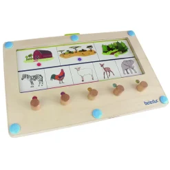 Beleduc Logikspil - Logiturn inkl. 25 opgavekort| Montessori|Spil