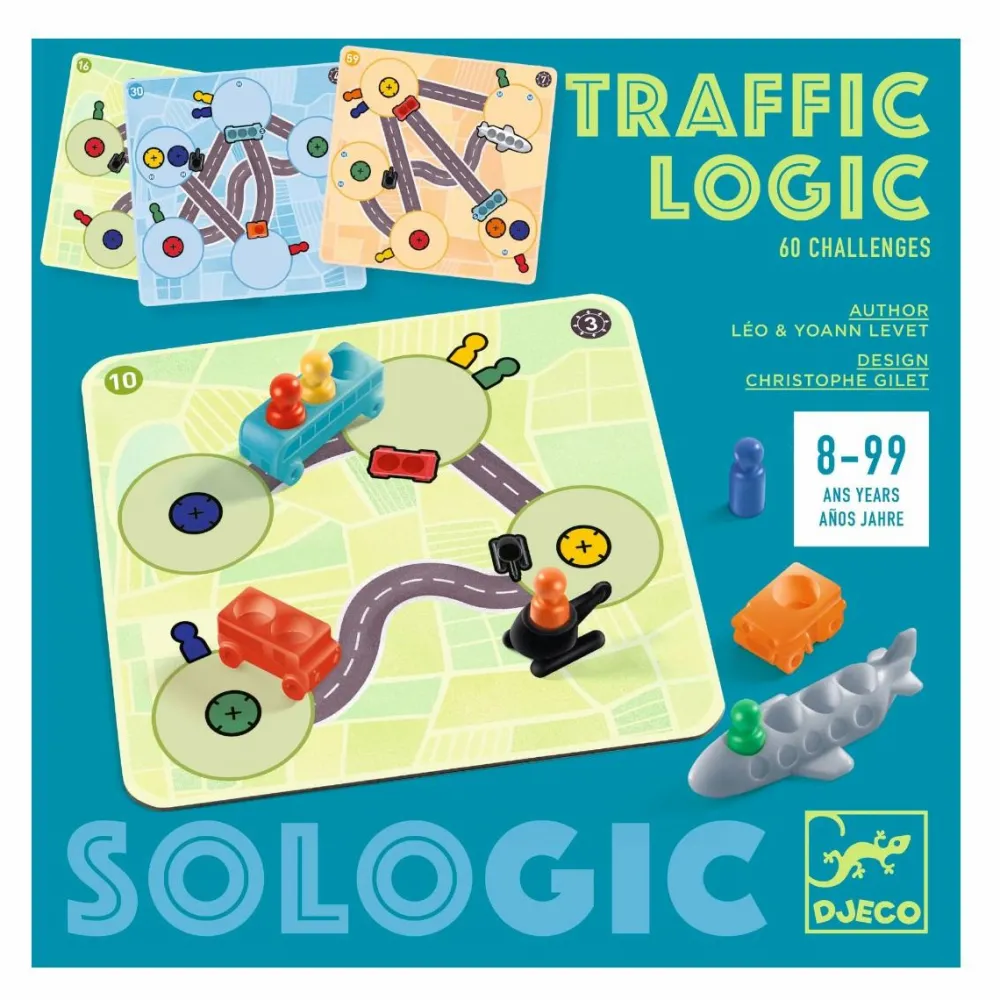 Djeco Logikspil - Traffic Logic| Spil
