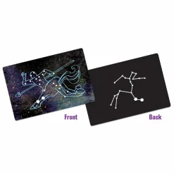 Lær stjernebilleder - Plakat + kort, 54 stk| Lysborde|Astronomi