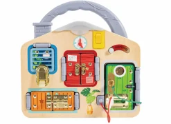 Hape Låsebræt - Inkl. lys og håndtag| Finmotorik