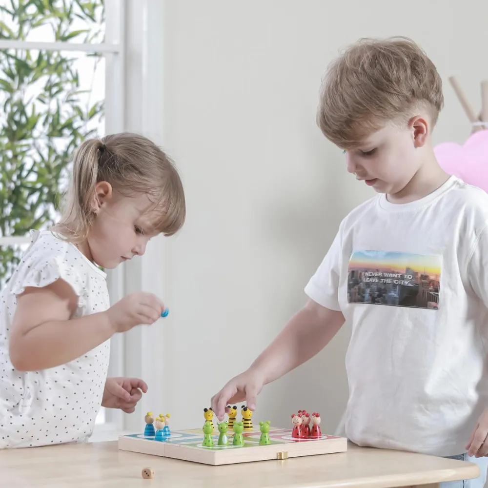 Ludo i trækuffert| Spil