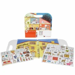Egmont Toys Magnetbog - Mit hus| Legetøj Til Ferien|Tegne- & Malegrej