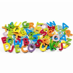 Djeco Magneter - Store bogstaver, 83 stk| Sprog & Leg|Skolesjov