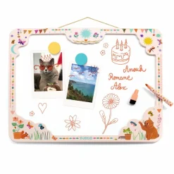 Djeco Magnetisk opslagstavle m. whiteboard - Kat|Børn Til Børneværelset|Tegne- & Malegrej