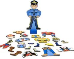 Melissa & Doug Magnetisk påklædningsdukke, Joey| Vis Alle Varer (Særlige Behov)|Finmotorik