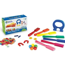 Learning Resources Magnet Laboratoriet, 119 dele| Stem Læringslegetøj|Naturvidenskab