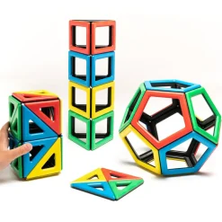 Polydron MAG | Sæt m. ekstra figurer | 48 dele| Vis Alle Varer (Særlige Behov)|Finmotorik