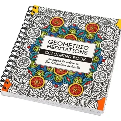 Creativ Company Malebog Mindfulness - Geometrisk, 64 sider|Børn Voksenværk|Mindfulness For Børn