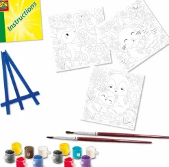 SES Creative Mal efter tal - Skovens dyr| Tegne- & Malegrej