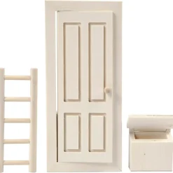 Creativ Company Mal selv - Nissedør med tilbehør| Jul|Tegne- & Malegrej