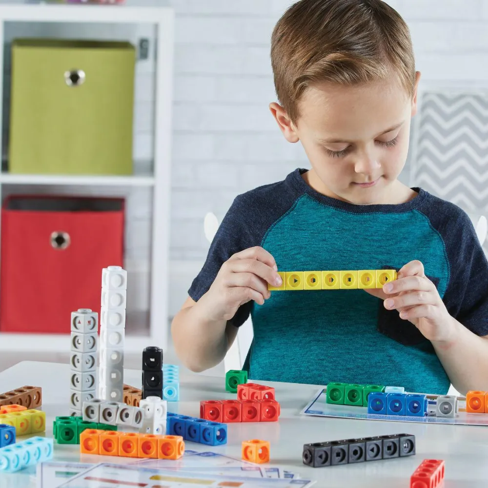 Learning Resources MathLink aktivitetssæt - Køretøjer| Logik & Talforståelse|Stem Læringslegetøj