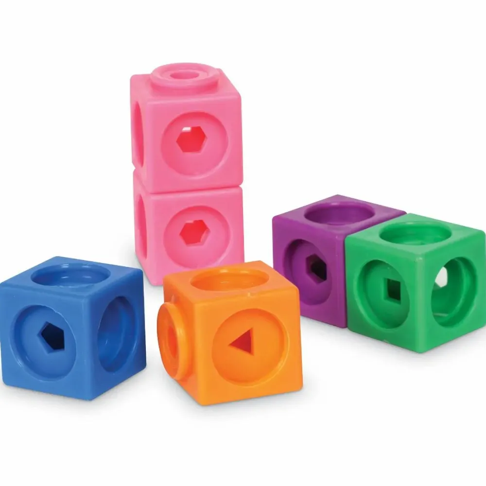 Learning Resources MathLink Cubes - 1.000 stk| Logik & Talforståelse|Stem Læringslegetøj